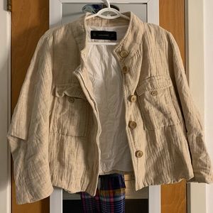 Zara linen coat